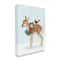 Stupell Industries Snowy Deer Holiday Cardinal Canvas Wall Art
